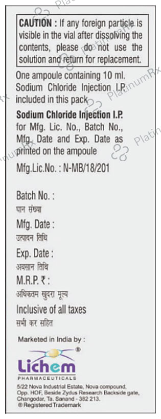 Esometa IV 40mg Injection 1s