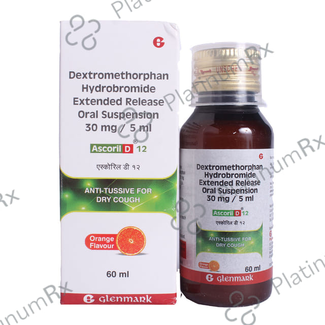 Ascoril D 12 Oral Suspension Orange 60ml