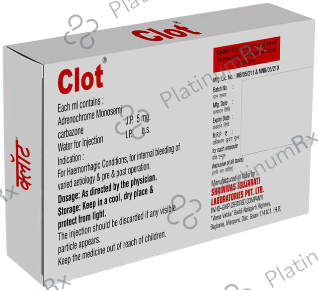 Clot 5mg Injection 2ml