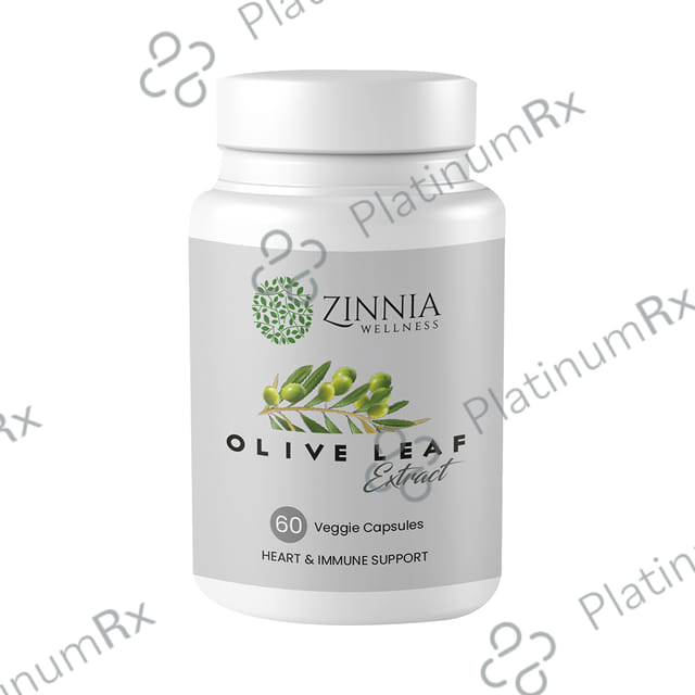 Zinnia Wellness Olive Leaf Extract Veggie Capsule