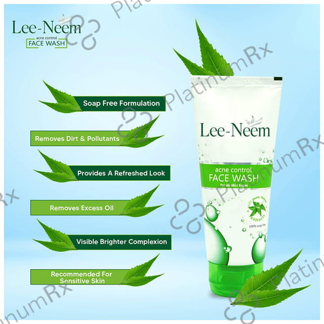 Leeford Lee Neem Acne Control Face Wash 70gm