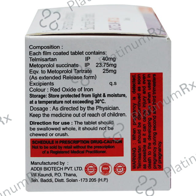 Biotelm MT 40/25mg Tablet 10s