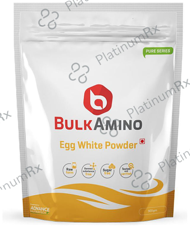 Advance Nutratech BulkAmino Egg White Powder Unflavoured 300 gm