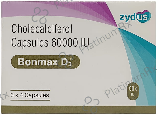 Bonmax D3 60000IU Capsule 4s