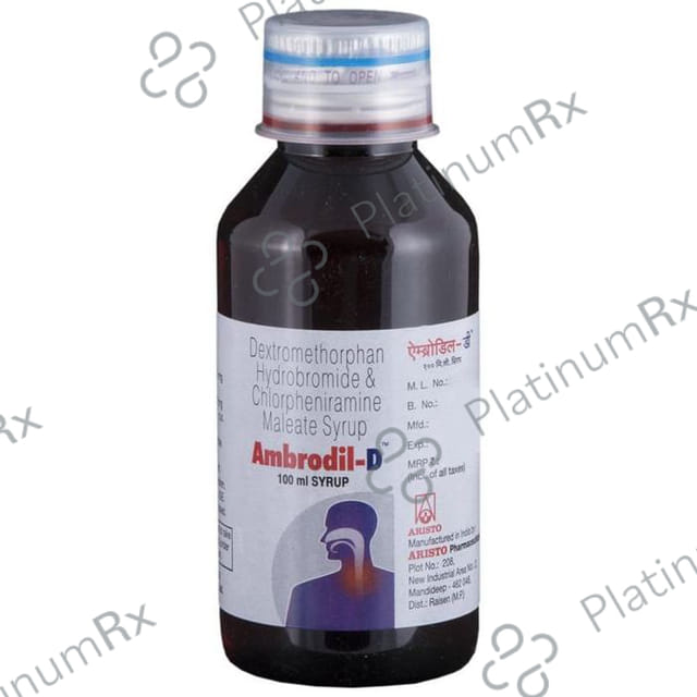 Ambrodil D 2/10mg Junior Syrup 60ml