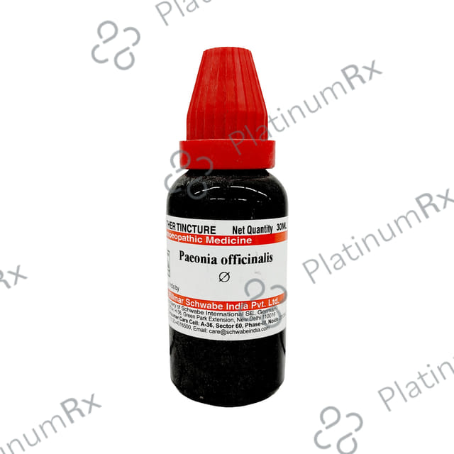 Dr Willmar Schwabe India Paeonia Officinalis Mother Tincture Q