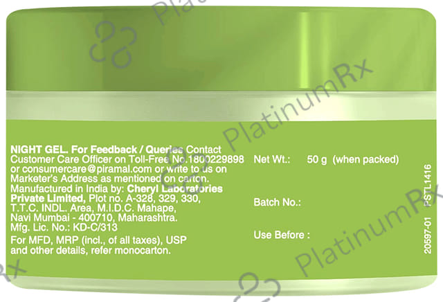 Lacto Calamine Night Gel Green Tea 50gm