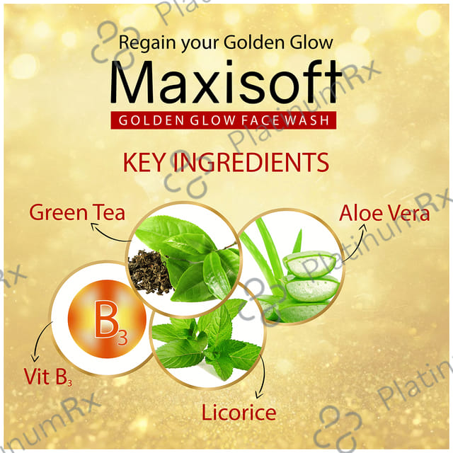 Maxisoft Golden Glow Face Wash