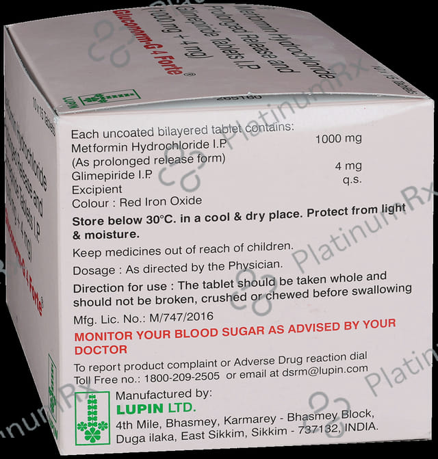Gluconorm G 4mg Forte Tablet PR 15s