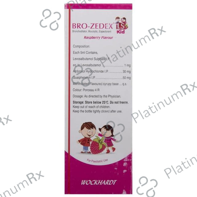 Bro Zedex LS Kid Raspberry Expectorant 60ml