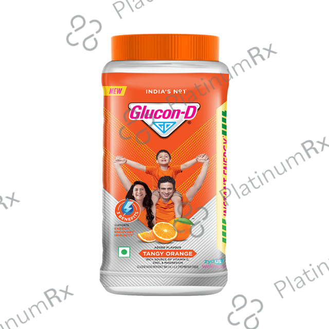 Glucon D Instant Energy Tangy Orange Flavour Powder 400gm