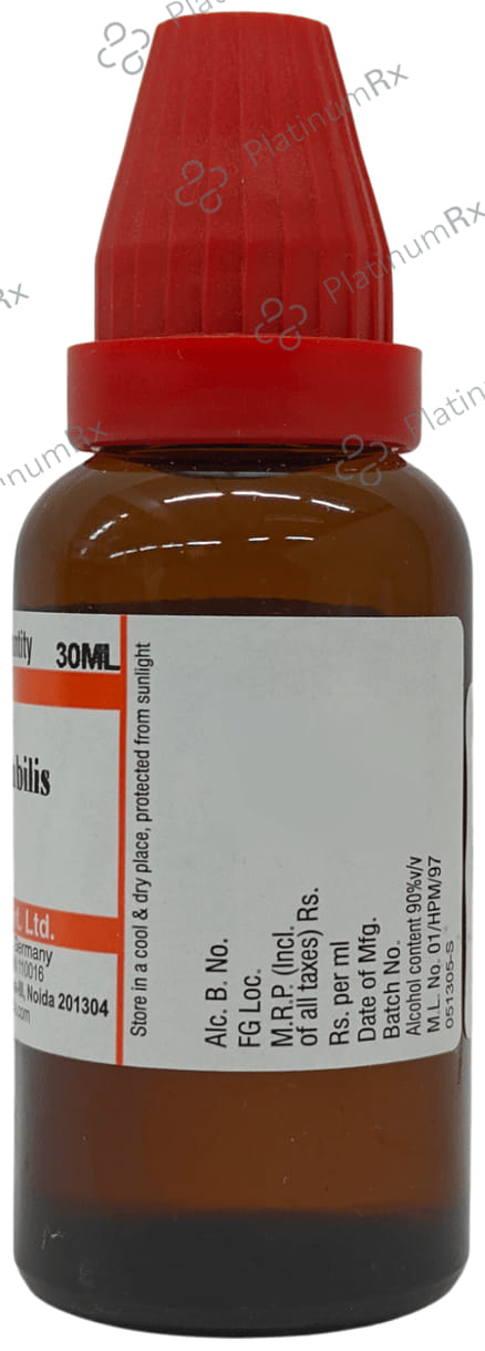 Dr Willmar Schwabe India Mercurius Solubilis Dilution 30 CH