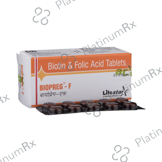Biopreg F 5000/5000mcg Tablet 10s