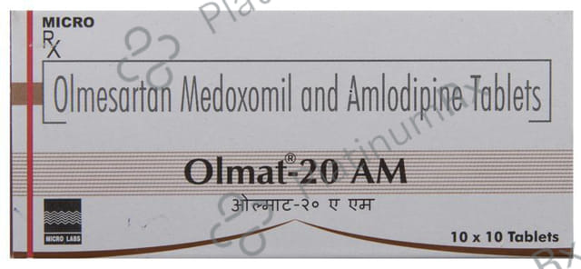 Olmat 20 AM 20/5mg Tablet 10s