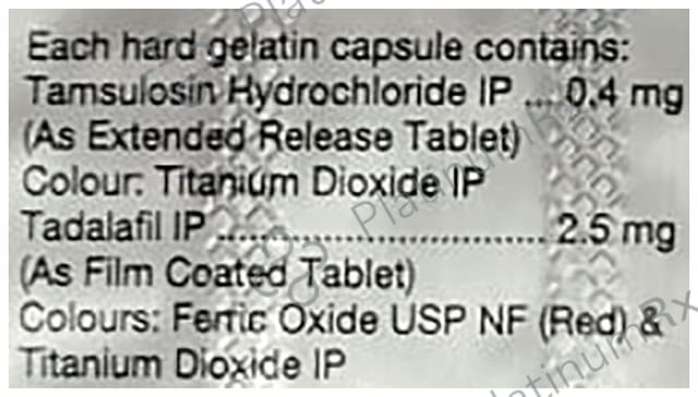 Urimax T 2.5mg Capsule 15s