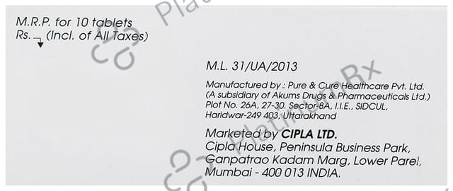 Dilvas 2.5mg Tablet 10s