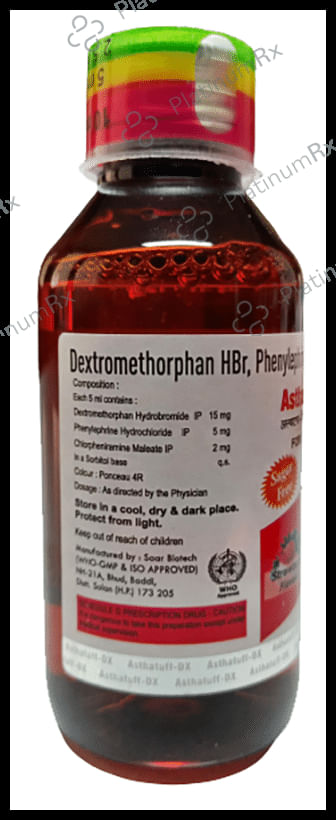 Asthatuff-DX Syrup Strawberry Sugar Free