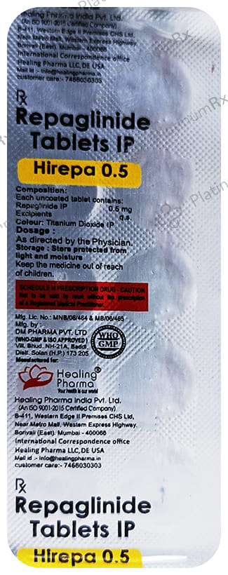 Hirepa 0.5mg Tablet 10s