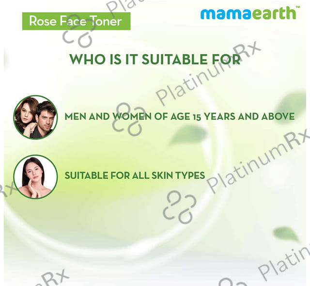 Mamaearth Rose Face Toner - Alcohol-Free - For All Skin Types