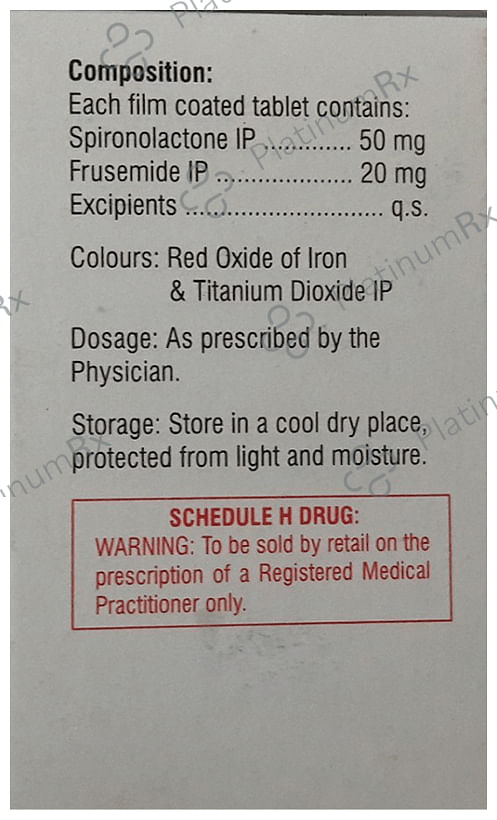 Spiromide 20/50mg Tablet 10s