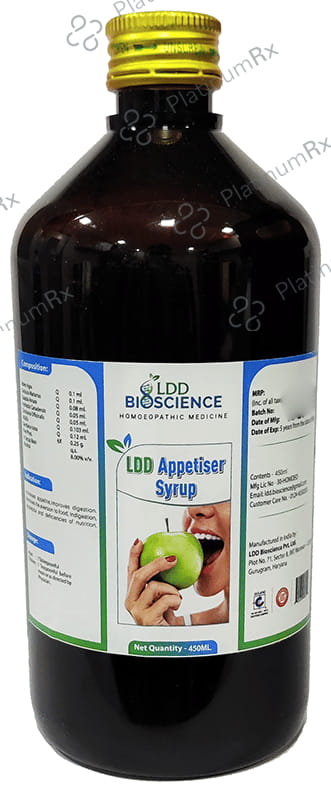LDD Bioscience LDD Appetiser Syrup 450 ml