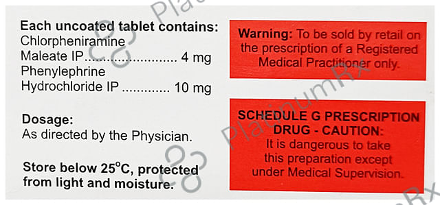 Sinarest AF 4/10mg New Tablet 15s
