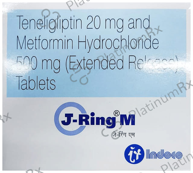 J Ring M ER 500/20mg Tablet 15s