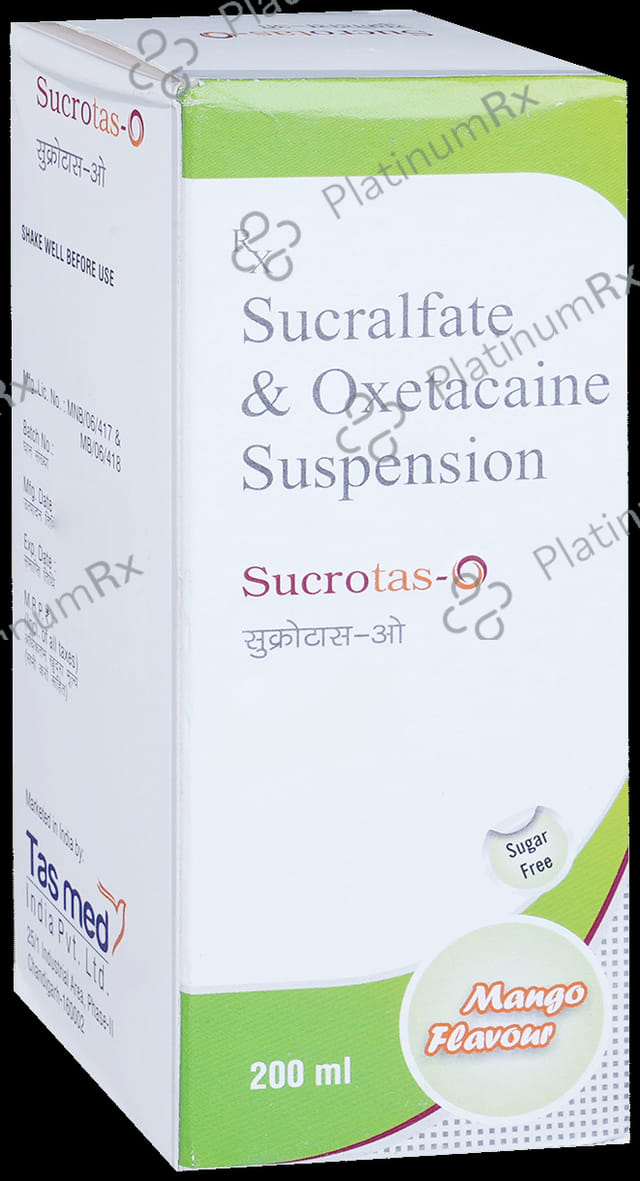 Sucrotas O Oral Suspension Sugar Free 200ml