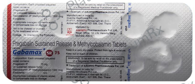 Gabamax SR 75 Tablet