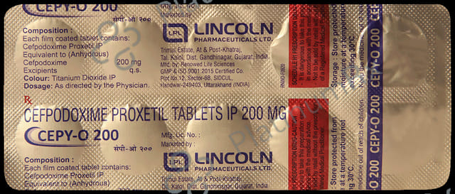 Cepy O 200mg Tablet 10s