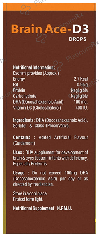 Brain Ace D3 Oral Drops 30ml