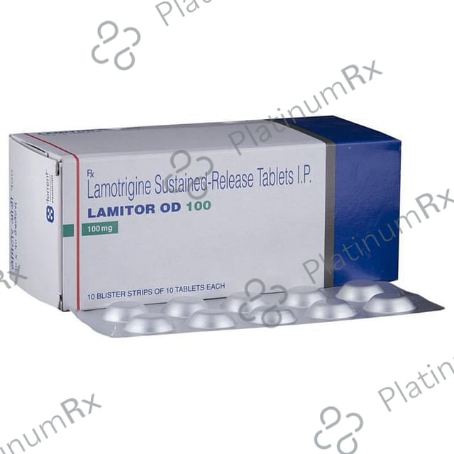 Lamitor OD 100mg Tablet SR 10s