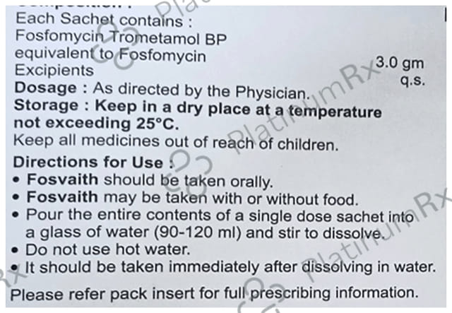Fosvaith 3000mg Sachet 8gm