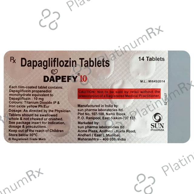Dapefy 10mg Tablet 14s