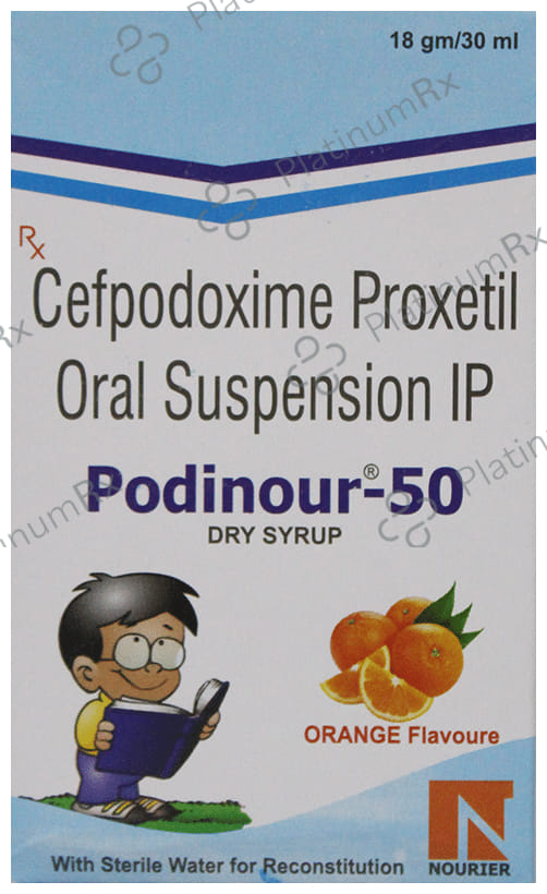Podinour 50 Oral Suspension Orange