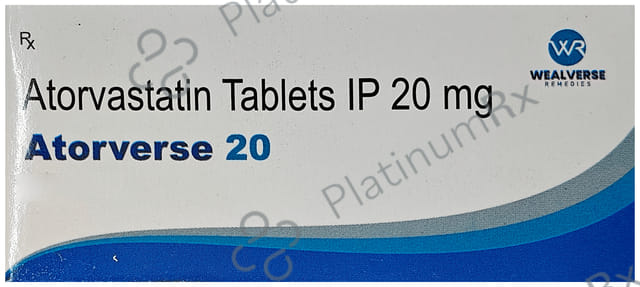 Atorverse 20mg Tablet 10s