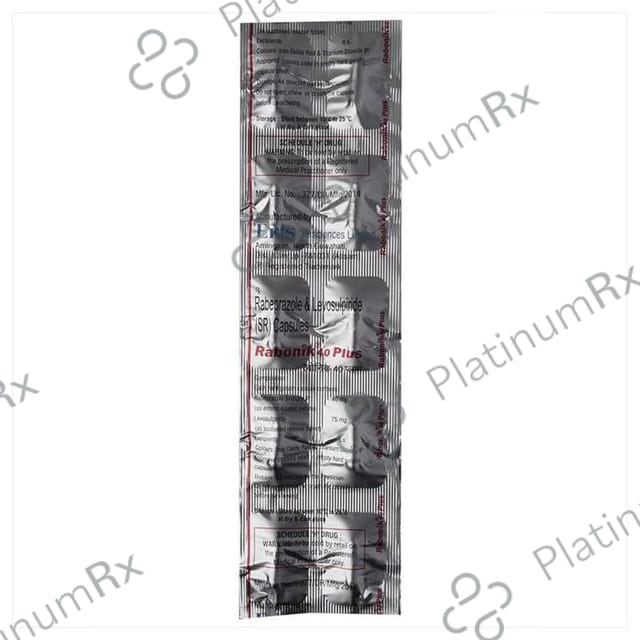 Rabonik 40/75mg Plus Capsule SR 10s