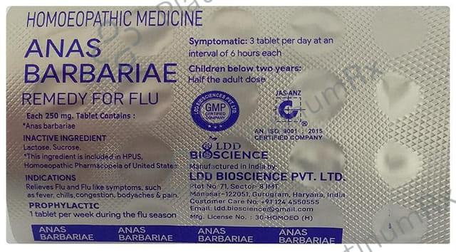 LDD Bioscience Anas Barbariae Tablet