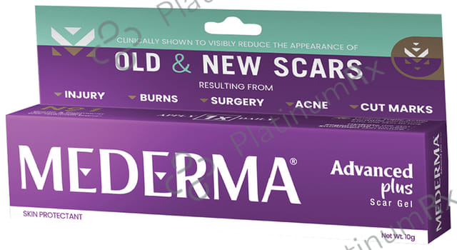 New Mederma Advanced Plus Scar Gel 10gm