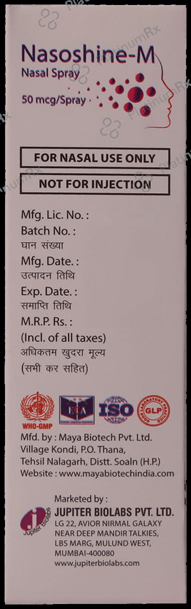 Nasoshine M 50mcg Spray