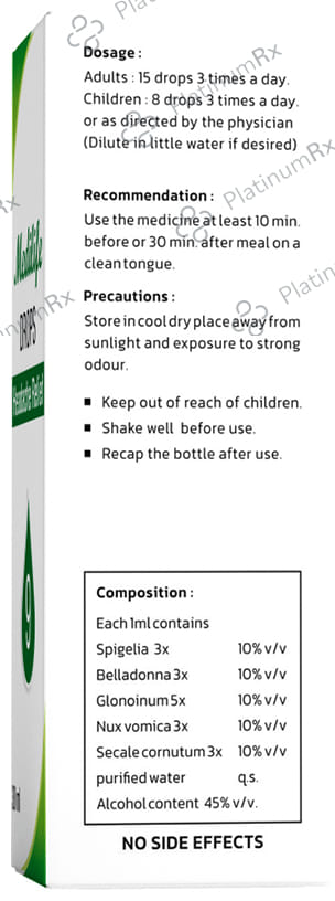Medilife No 9 Headache Relief Drop (30ml Each) 1 Bottle