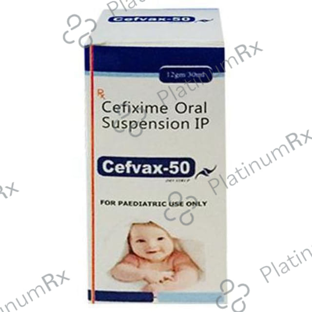 Cefvax 50mg Dry Syrup 30ml