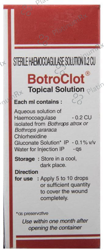 Botroclot 0.2CU Topical Solution 10ml