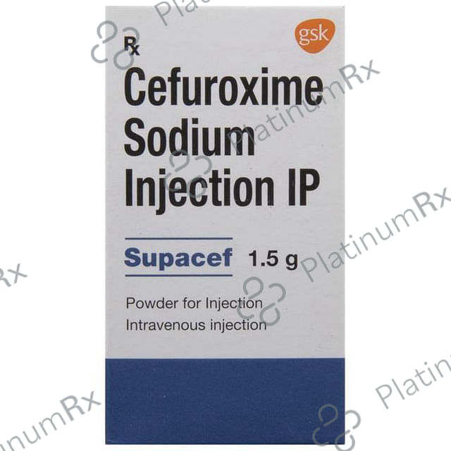 Supacef 1.5gm Powder for Injection 10ml