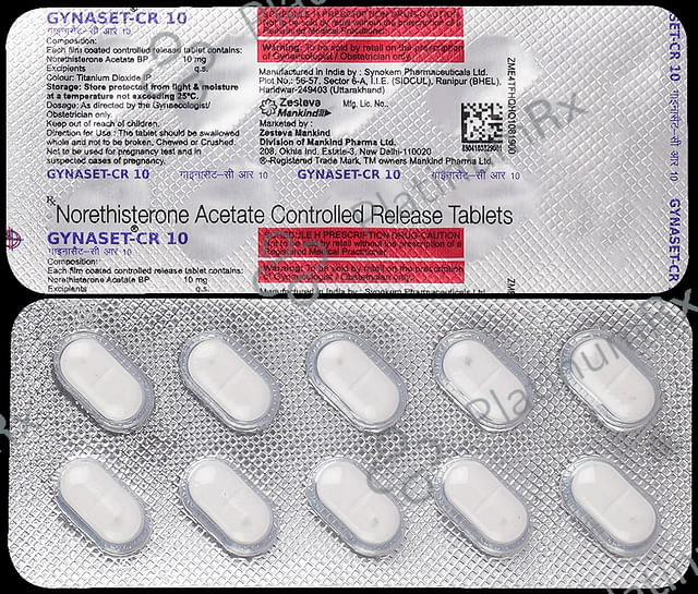 Gynaset CR 10mg Tablet 10s