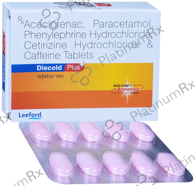 Diecold Plus Tablet 10s