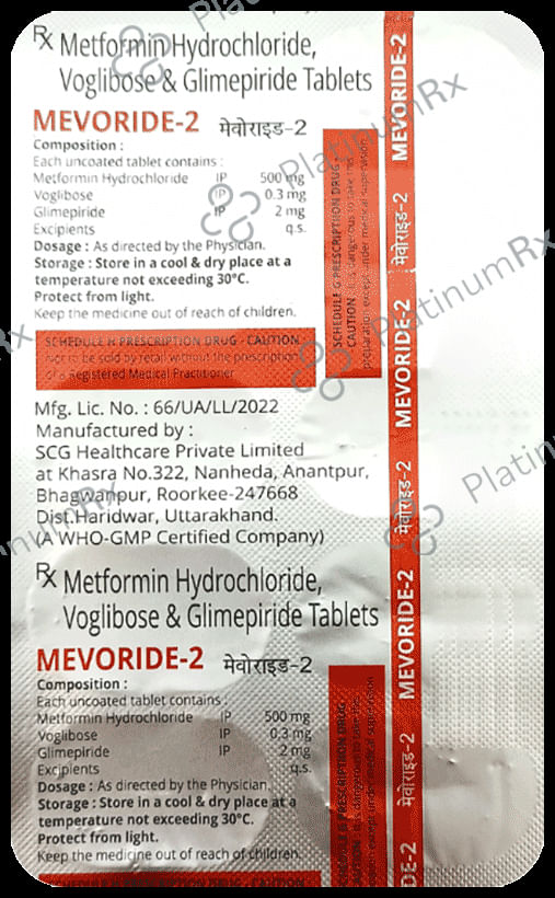 Mevoride 2 Tablet
