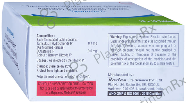 Tamdosin D 0.5/0.4mg Tablet MR 15s