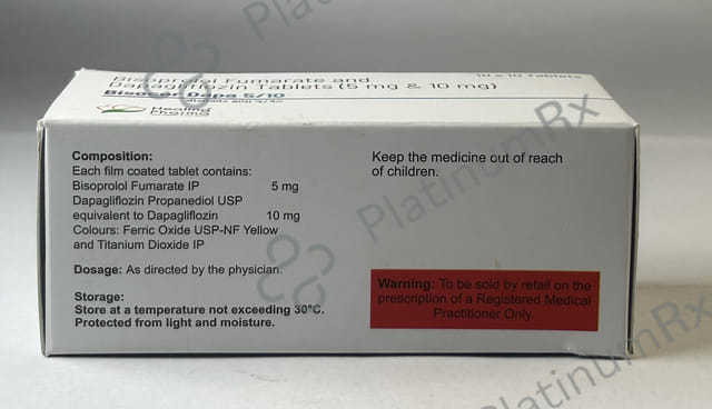 Bisocor Dapa 5/10mg Tablet 10s