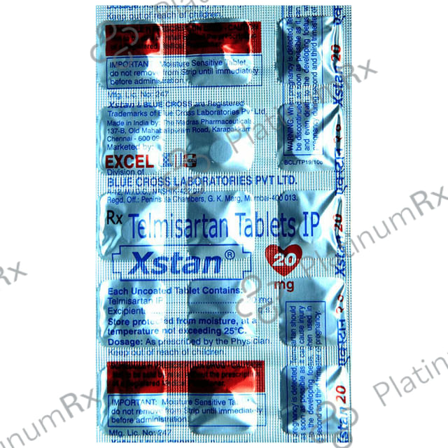 Xstan 20mg Tablet 15s